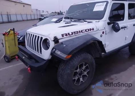 2020 Jeep Wrangler Unlimited Rubicon 4X4 z USA, uszkodzony, nr VIN 1C4HJXFGXLW290570